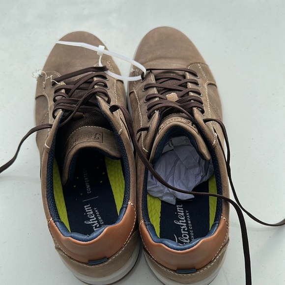 New Florsheim Shoes Crossover Lace to Toe Sneaker Mushroom Size 11.5M - Picture 2 of 4